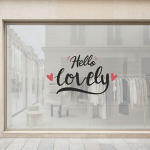 Αυτοκόλλητο Βαλεντίνου Hello Lovely