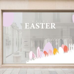 Πασχαλινό Αυτοκόλλητο – Easter Garden