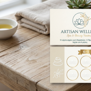 Loyalty Cards Wellness & Spa – Premium Line "Zen" (6+1 Δώρο)