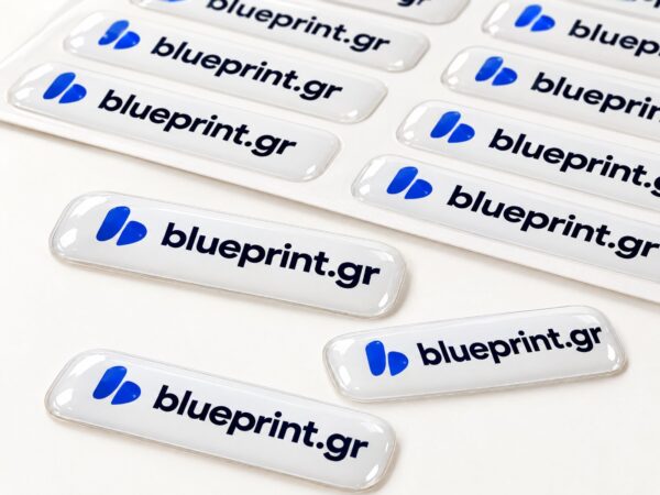 Αυτοκόλλητα Σμάλτου (3D Domed Stickers) με ανάγλυφη ρητίνη σε φύλλο | Blueprint.gr